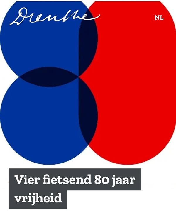 80 jaar bevrijdings fietstocht Diever